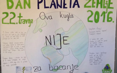 Obilježen Dan planeta Zemlje 2016.