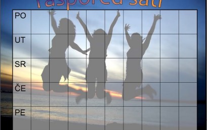 Novi raspored nastavnih sati!