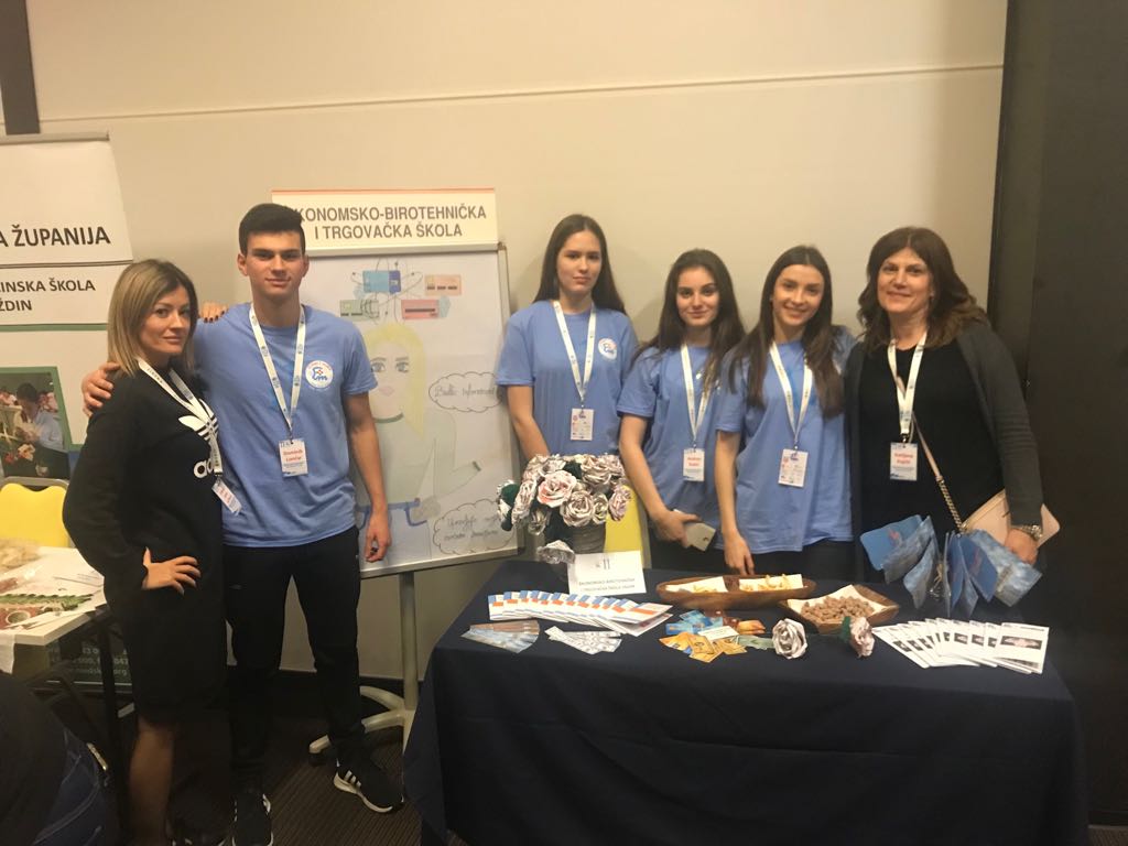 Naši ekonomisti predstavili školu vrijednim projektima, na 11. smotri e-medica u Tuhelju od 8. do 11. veljače 2018.