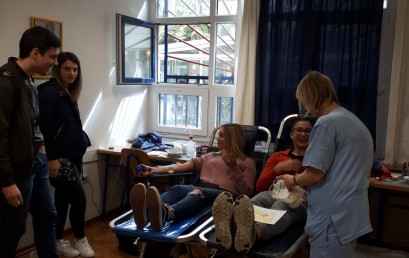 Održana tradicionalna  akcija darivanja krvi u našoj školi
