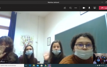 Realizacija poslovnog sastanka i online prodaja božićnih čestitiki vježbeničkih tvrtki iz Zadra i Drniša