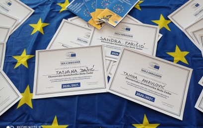 Ekonomsko-birotehnička i trgovačka škola potvrđuje status Škole Ambasadora Europskog Parlamenta