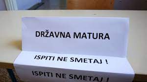 Primanje stranki u vrijeme pisanja ispita Državne mature