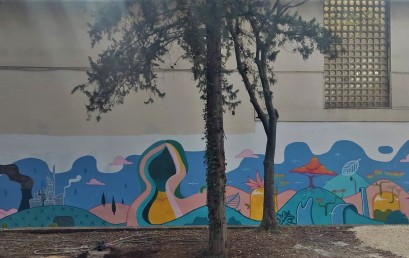 Novi mural u školskom dvorištu razveselio i fafarikule!