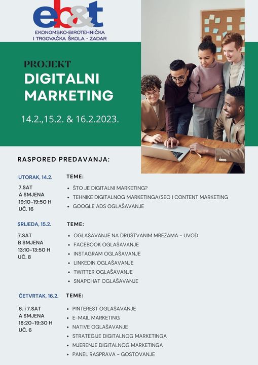 Predavanje na temu DIGITALNI MARKETING i oglašavanje na društvenim mrežama