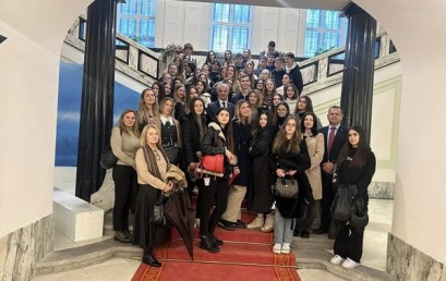 Posjet učenika i nastavnika naše škole Hrvatskom saboru, Kući Europe i Hrvatskoj narodnoj banci