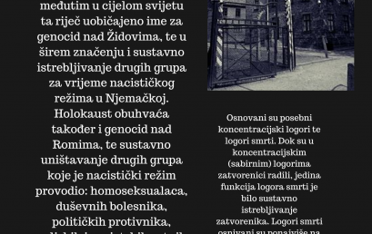 Vježbeničke tvrtke obilježile 27.siječnja, Dan sjećanja na holokaust