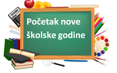 Obavijest-početak školske godine