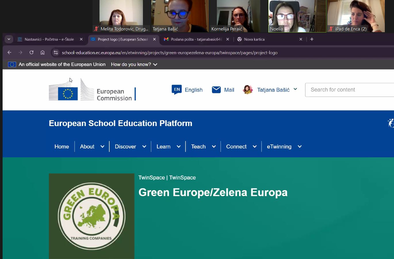 Sastanak partnera u projektu Green Europa, 10.1.2025. Sastanak partnera u projektu Green Europa, 10.1.2025.