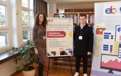 U petak, 21. veljače, Ekonomsko-birotehnička i trgovačka škola, Zadar organizirala je WorldSkills međužupanijsko izlučno natjecanje u disciplini  -Tajničko poslovanje