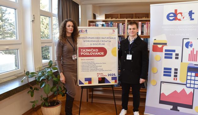 U petak, 21. veljače, Ekonomsko-birotehnička i trgovačka škola, Zadar organizirala je WorldSkills međužupanijsko izlučno natjecanje u disciplini  -Tajničko poslovanje