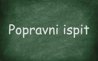 OBAVIJEST – POPRAVNI ISPITI u kolovozu 2025.