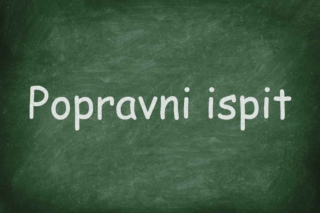 OBAVIJEST – POPRAVNI ISPITI u kolovozu 2025.